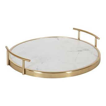 Marbury Round Metal Tray 14" Diameter
