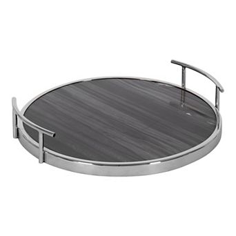 Marbury Round Metal Tray 14" Diameter