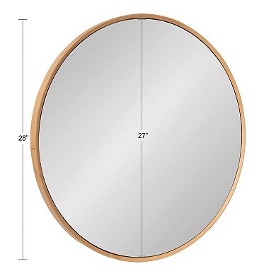 Norlund Framed Round Mirror 28" Diameter