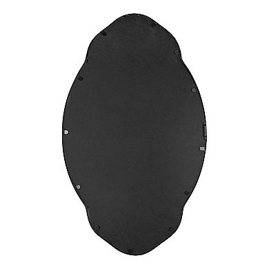 Magritte Scalloped Oval Wall Mirror