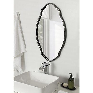 Magritte Scalloped Oval Wall Mirror
