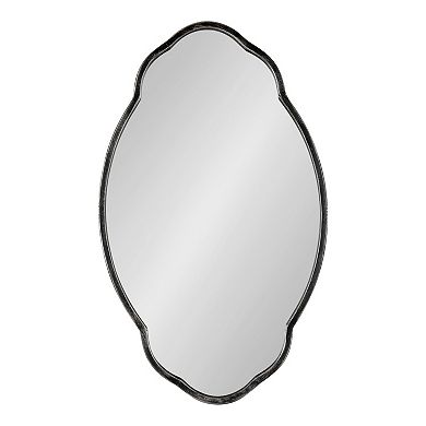 Magritte Scalloped Oval Wall Mirror