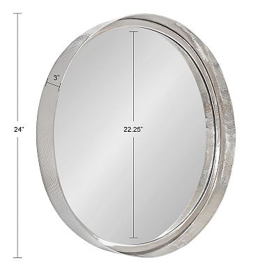 Samana Modern Round Mirror 24" Diameter