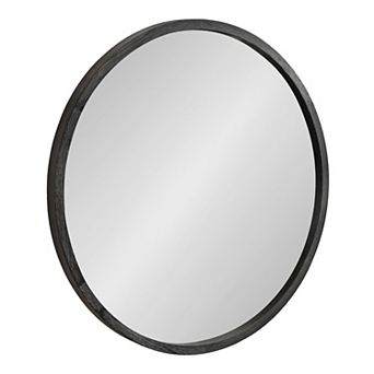 Occonor Wood Round Mirror
