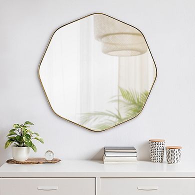 Rollo Octagon Framed Wall Mirror