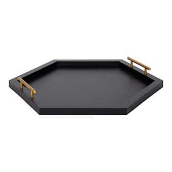 Halsey Wood Decorative Tray 22x19