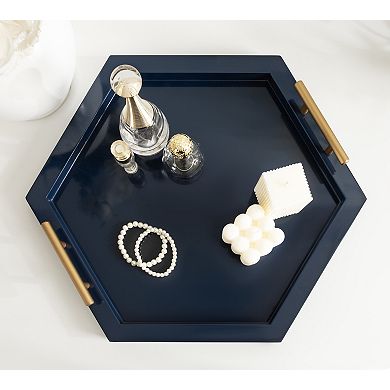 Halsey Wood Decorative Tray 18x18