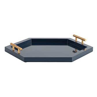 Halsey Wood Decorative Tray 18x18