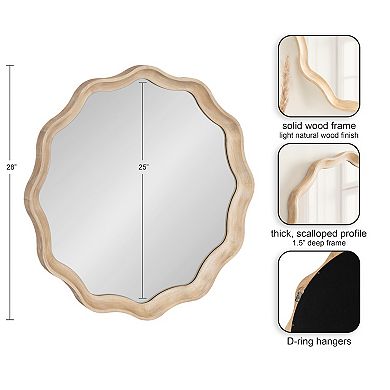 Hatherleigh Round Scallop Mirror