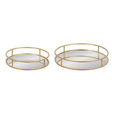 Felicia Round Nesting Trays 2 Piece