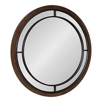 Audubon Round Framed Wall Mirror