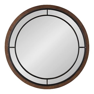 Audubon Round Framed Wall Mirror