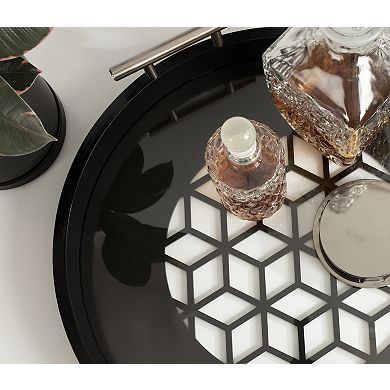 Caspen Round Decorative Tray