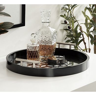 Caspen Round Decorative Tray