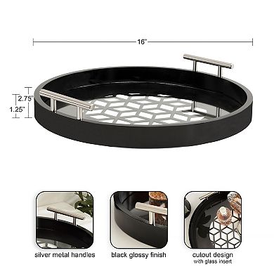 Caspen Round Decorative Tray