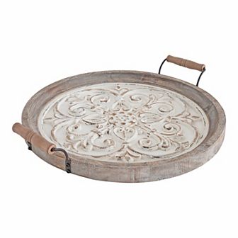 Hillrose Wood Decorative Tray 21x18