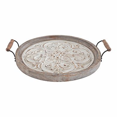 Hillrose Wood Decorative Tray 21x18