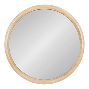 Pao Curved Framed Wood Wall Mirror