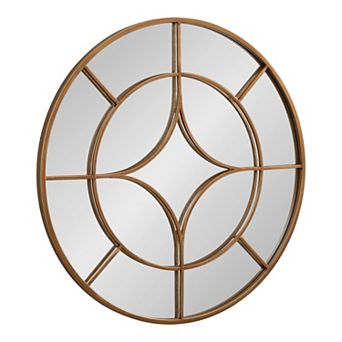 Angelis Overlaid Round Wall Mirror