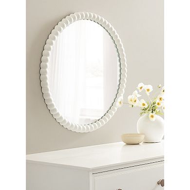 Bronte Decorative Wall Mirror Wood 28x28