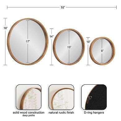 Valenti Round Wall Mirror Set