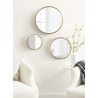 Travis Round Wall Mirror Set