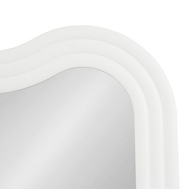 Fripp Wavy Wall Mirror Wood