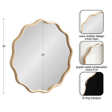 Talma Scalloped Wall Mirror