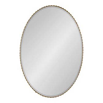 Elmora Fluted Oval Wall Mirror