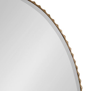 Elmora Fluted Oval Wall Mirror