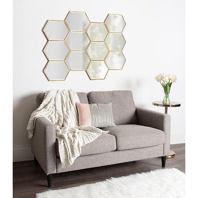 Royce Horizontal Hexagon Mirror