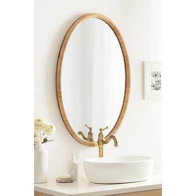 Rahfy Oval Framed Wall Mirror