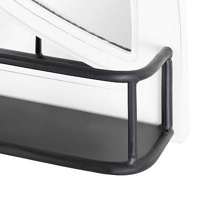 Hollowday Framed Arched Wall Mirror