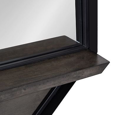 Owing Octagon Wall Shelf Mirror