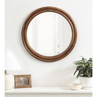 Oman Ribbed Round Mirror