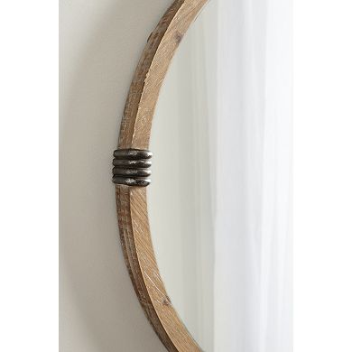 Stockport Framed Round Mirror 28" Diameter