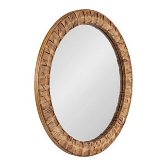 Laalima Woven Round Mirror 26x26