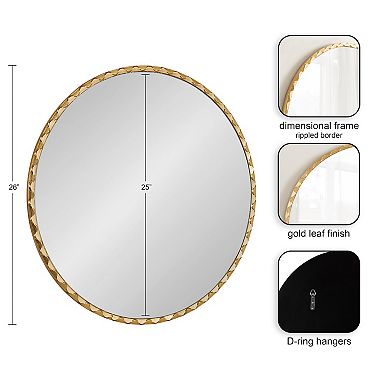 Sebecka Decorative Wall Mirror 26x26