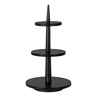 Praxis Wood Tiered Tray 12x12x23