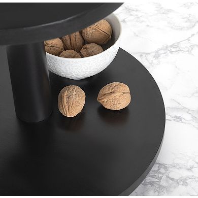 Praxis Wood Tiered Tray 12x12x23