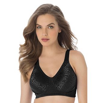 Comfort Choice Women's Plus Size Full Coverage Wireless Side Smoothing Bra