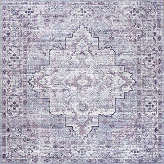 Didim Boho Medallion Machine-Washable Area Rug