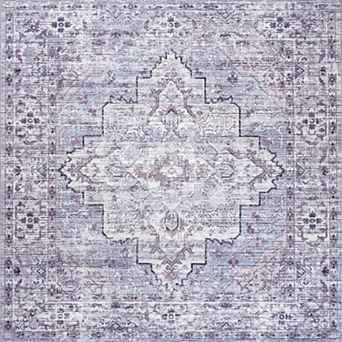 Didim Boho Medallion Machine-Washable Area Rug