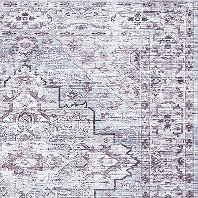 Didim Boho Medallion Machine-Washable Area Rug