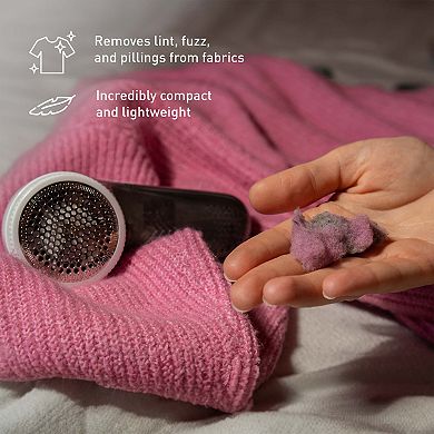 Travel-Ready Fabric Care Trio Steamer, Mini Iron, & Lint Remover