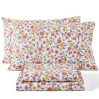 HLC.ME Floral Multi Piece Bed Sheets Set - Soft & Wrinkle Resistant - Beds up to 15 in Deep