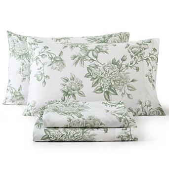 HLC.ME Floral Multi Piece Bed Sheets Set - Soft & Wrinkle Resistant - Beds up to 15 in Deep
