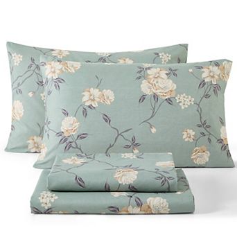HLC.ME Floral Multi Piece Bed Sheets Set - Soft & Wrinkle Resistant - Beds up to 15 in Deep