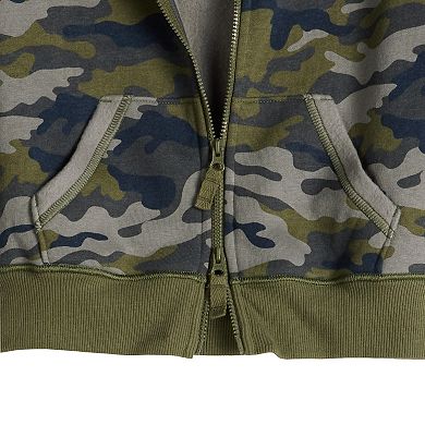 Toddler & Boys 4-12 Jumping Beans® Adaptive Multifunctional Fleece Full Zip Hoodie