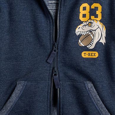 Toddler & Boys 4-12 Jumping Beans® Adaptive Multifunctional Fleece Full Zip Hoodie